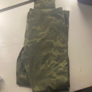 Green Camo Leggings